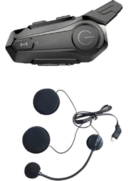 Motosiklet Bluetooth Kask Interkom Evrensel Eşleştirme Cnc Gürültü Azaltma Fonksiyonu B ile Su Geçirmez Interkom Kulaklık (Yurt Dışından)