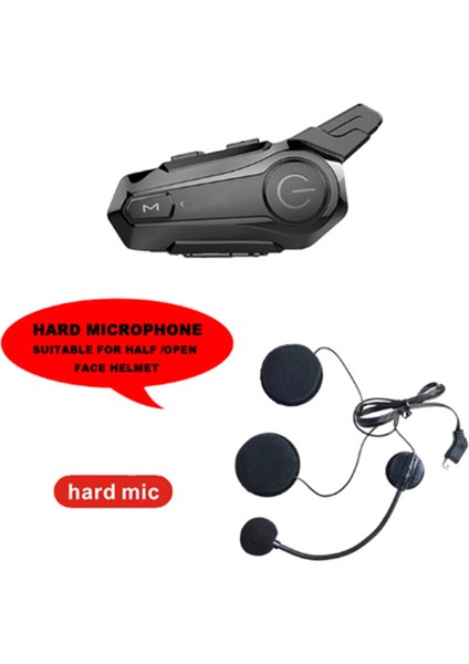 Motosiklet Bluetooth Kask Interkom Evrensel Eşleştirme Cnc Gürültü Azaltma Fonksiyonu B ile Su Geçirmez Interkom Kulaklık (Yurt Dışından)