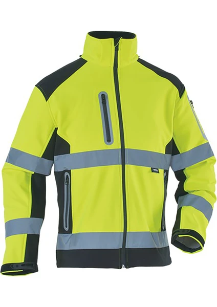 Ssm Sesam Grup 0687 Reflektörlü Softshell Su Geçirmez Mont