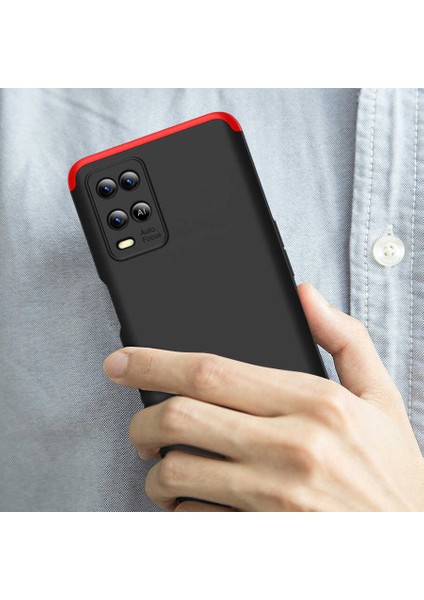 Oppo A54 4g ile Uyumlu Kılıf 3 Parçalı Tam Koruma Dayanıklı Soft Ince Kılıf