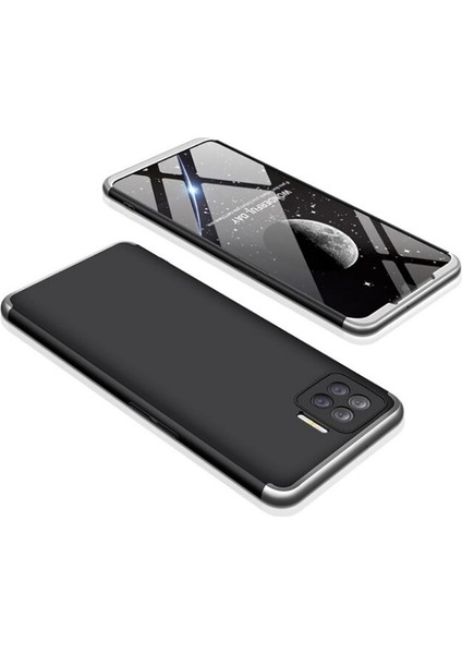 Oppo Reno 4 Lite ile Uyumlu Kılıf 3 Parçalı Tam Koruma Dayanıklı Soft Ince Kılıf