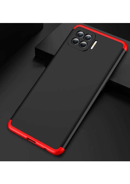 Oppo Reno 4 Lite ile Uyumlu Kılıf 3 Parçalı Tam Koruma Dayanıklı Soft Ince Kılıf