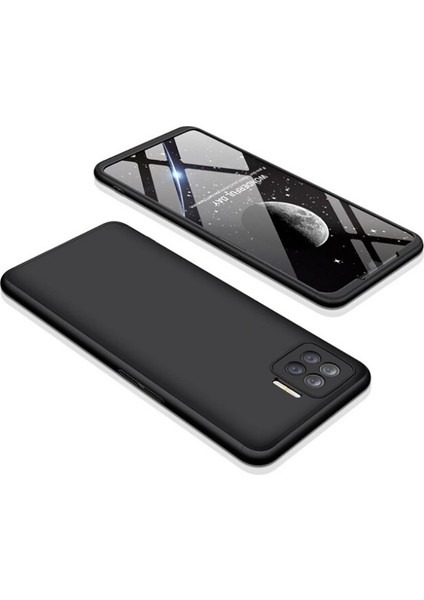 Oppo Reno 4 Lite ile Uyumlu Kılıf 3 Parçalı Tam Koruma Dayanıklı Soft Ince Kılıf