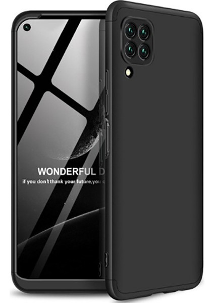 Huawei P40 Lite ile Uyumlu Kılıf 3 Parçalı Tam Koruma Dayanıklı Soft Ince Kılıf