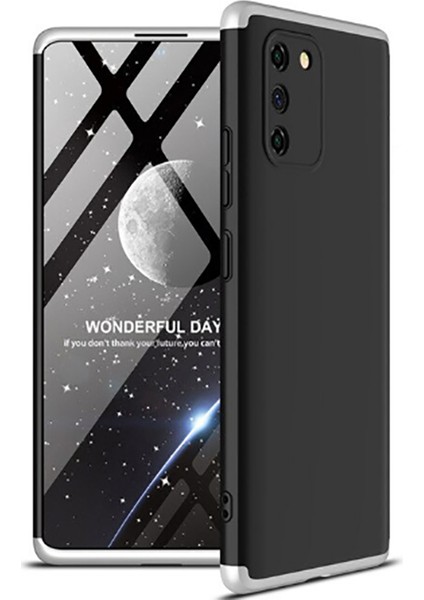 Samsung Galaxy A91 (S10 Lite) ile Uyumlu Kılıf 3 Parçalı Tam Koruma Dayanıklı Soft Ince Kılıf