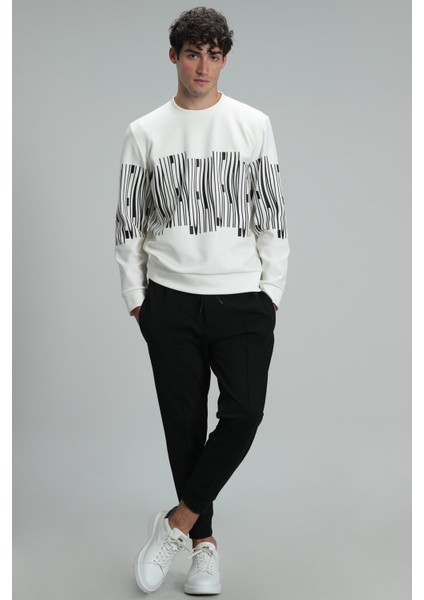 Brendon Erkek Sweatshirt Siyah