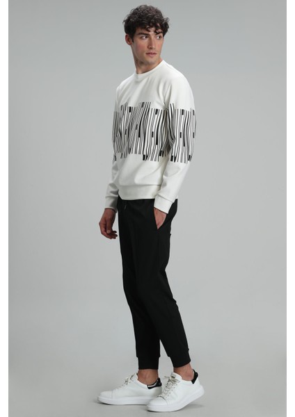 Brendon Erkek Sweatshirt Siyah