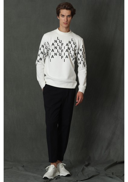 Rose Erkek Sweatshirt Kırık Beyaz fiyatları