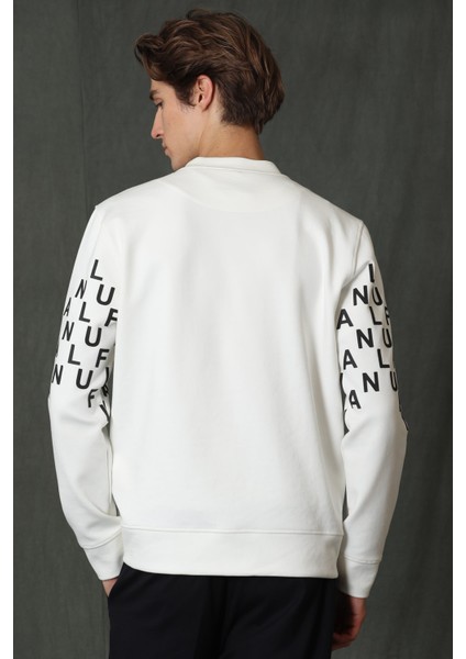 Rose Erkek Sweatshirt Kırık Beyaz indirimleri