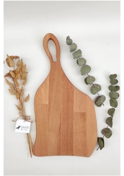 Doğal Ahşap Kesme ve Sunum Tahtası