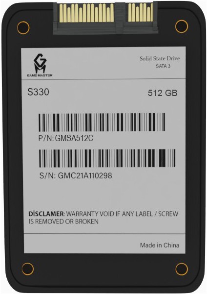 Game Master 512 GB SSD Sata3 550-500 Okuma-Yazma