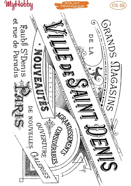 Kolay Transfer KT-XL006 35X50 cm