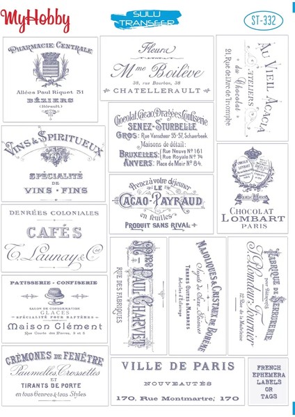 Sulu Transfer ST-332 25x35 cm