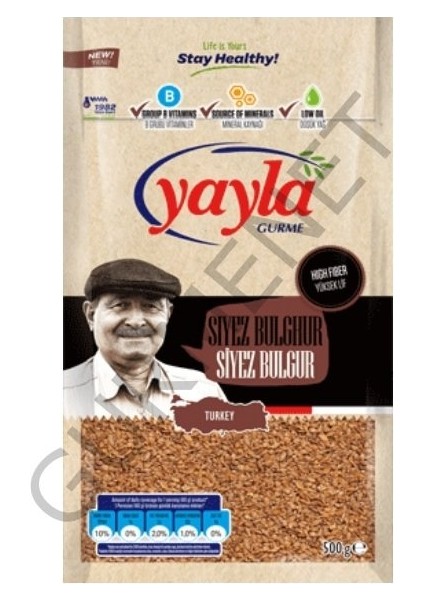 Yayla Gurme Fit Yayla Gurme Siyez Bulgur 500 Gr.