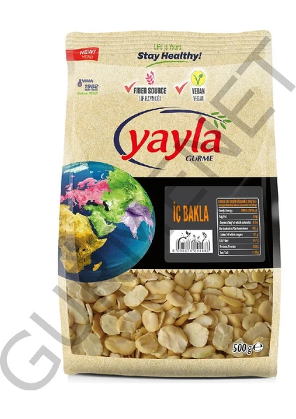 Yayla Gurme Fit Yayla Gurme Iç Bakla 500 Gr.