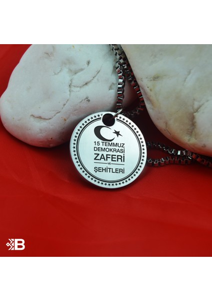 15 Temmuz Çelik Kolye - 1029