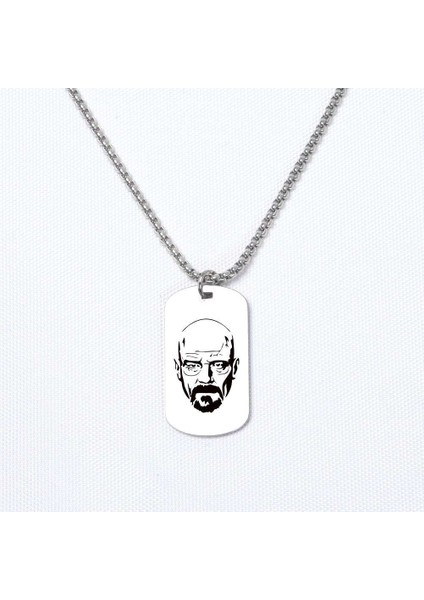 Breaking Bad Walter White Asker Kolye, Kişiye Özel Çelik Asker Kolye