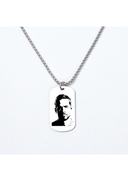 Paul Walker Asker Kolye, Kişiye Özel Çelik Asker Kolye