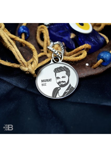Murat Boz Yuvarlak Çelik Kolye - 2075 modelleri