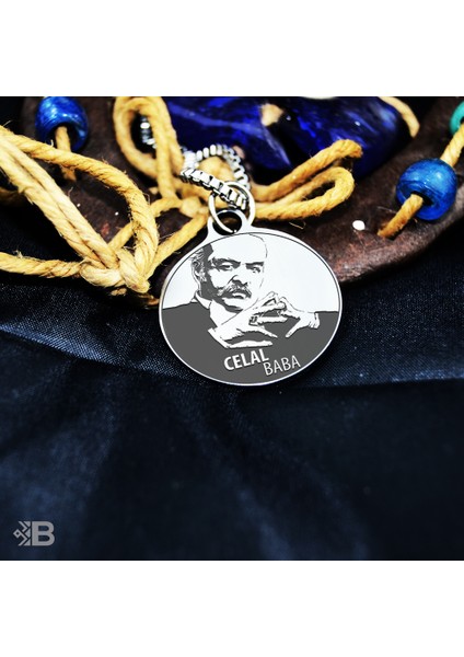 Içerde Dizisi Celal Baba Yuvarlak Çelik Kolye - 2078
