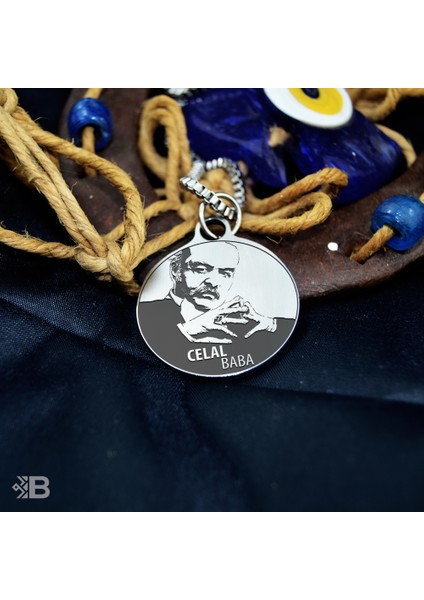 Içerde Dizisi Celal Baba Yuvarlak Çelik Kolye - 2078 modelleri
