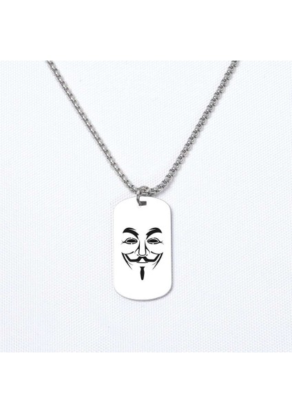 Anonymous Asker Kolye, Kişiye Özel Çelik Asker Kolye