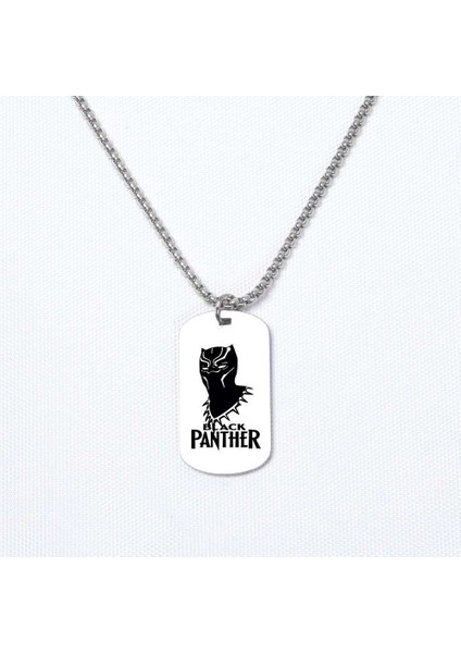 Kara Panter Asker Kolye, Kişiye Özel Çelik Asker Kolye