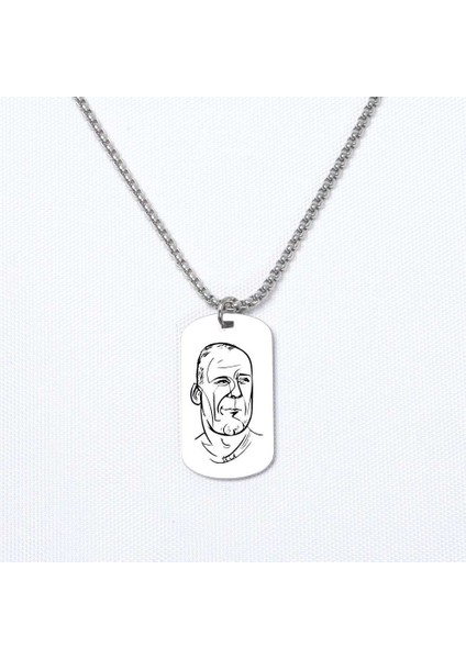 Bruce Willis Asker Kolye, Kişiye Özel Çelik Asker Kolye