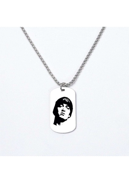 Eminem Asker Kolye, Kişiye Özel Çelik Asker Kolye