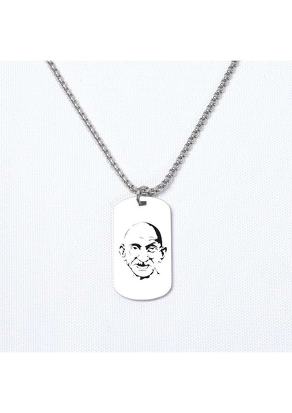 Gandhi Asker Kolye, Kişiye Özel Çelik Asker Kolye