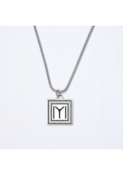 Kayı Yazılı Kolye, Kişiye Özel Çelik Asker Kolye