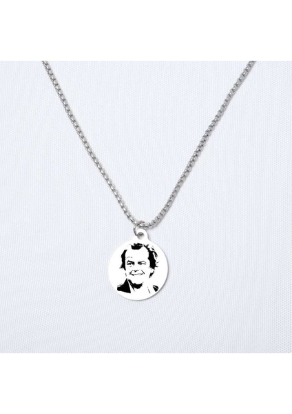 Jack Nicholson Yuvarlak Çelik Kolye
