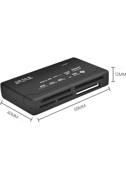 USB 2.0 Kart Okuyucu Tf Cf Sd Mini Sd Sdhc Mmc Ms Xd Card Reader