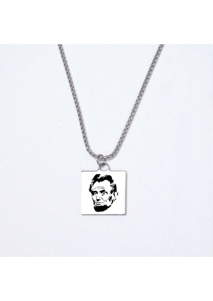 Abraham Lincoln Kolye, Kişiye Özel Çelik Asker Kolye