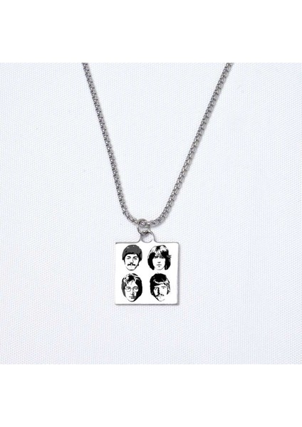 Beatles Kolye, Kişiye Özel Çelik Asker Kolye