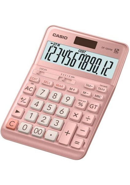 DF-120FM-PK Pembe 12 Hane Masa Üstü Hesap Makinesi