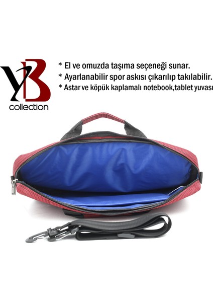 Yb Collection 15.6 Inch Laptop Tablet Macbook Notebook Evrak Çantası - 575 AL3089