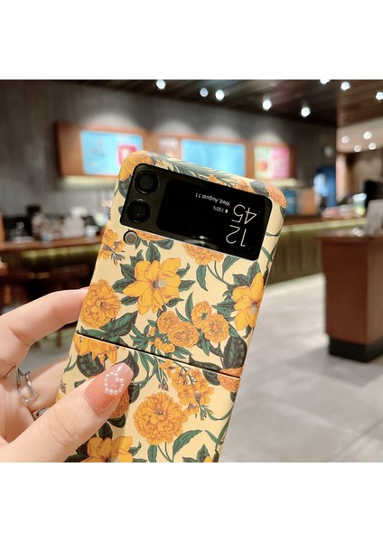 Samsung Galaxy Z Flip 4 Telefon Kılıfı - Mavi/pembe (Yurt Dışından) fiyatları