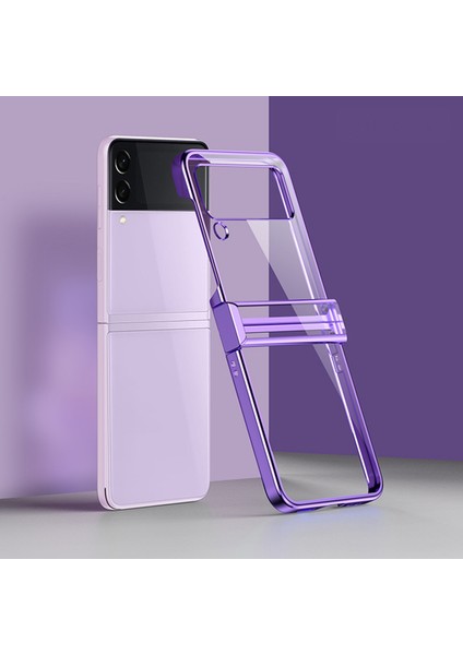 Samsung Galaxy Z Flip 4 Telefon Kılıfı - Mor (Yurt Dışından)