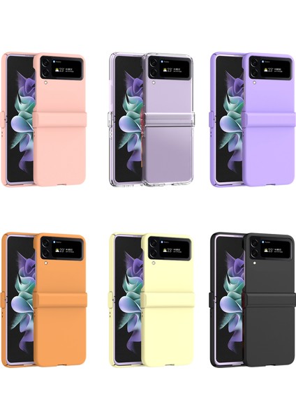 Samsung Galaxy Z Flip 4 Telefon Kılıfı - Sarı (Yurt Dışından) fiyatları