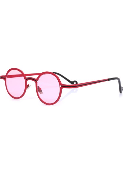 s Yuvarlak Çift Renk Çerçeveli Unisex Güneş Gözlüğü AE-7728C17