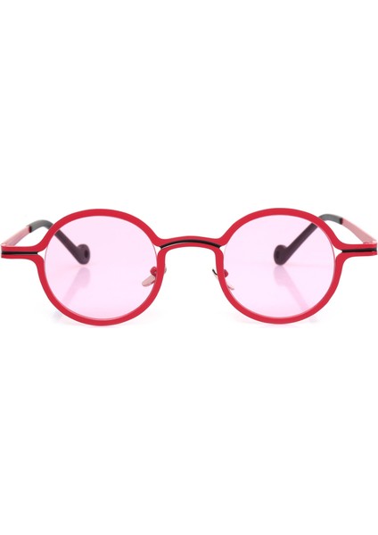 s Yuvarlak Çift Renk Çerçeveli Unisex Güneş Gözlüğü AE-7728C17