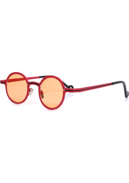 s Yuvarlak Çift Renk Çerçeveli Unisex Güneş Gözlüğü AE-7728C19