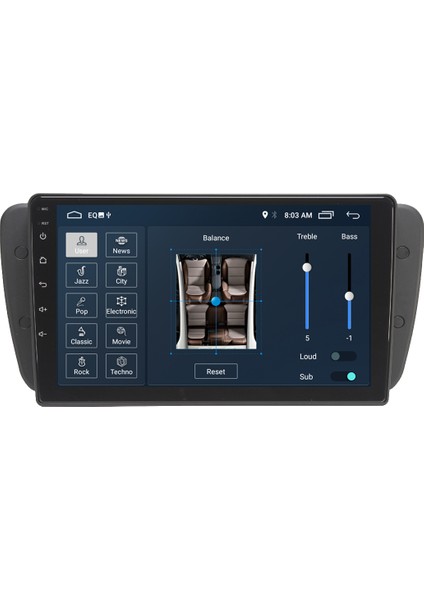 Seat Ibiza Android Carplay Multimedya Ekran Teyp 2GB+32GB