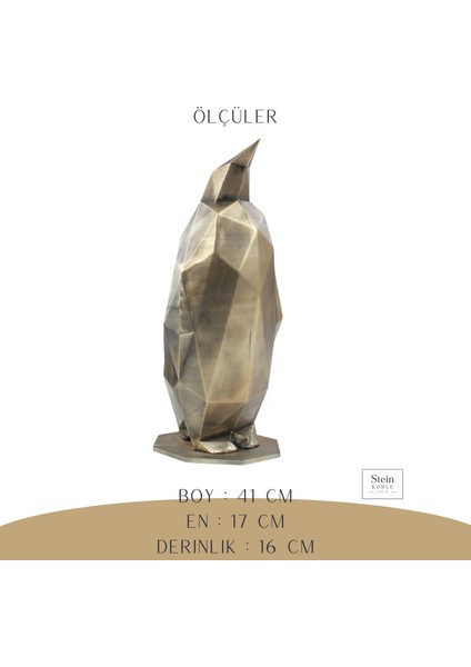 Dekoratif Penguen Biblo Heykel El Yapımı Hediyelik Süs Eşyası Poly Model Tasarım Ürünü fiyatları