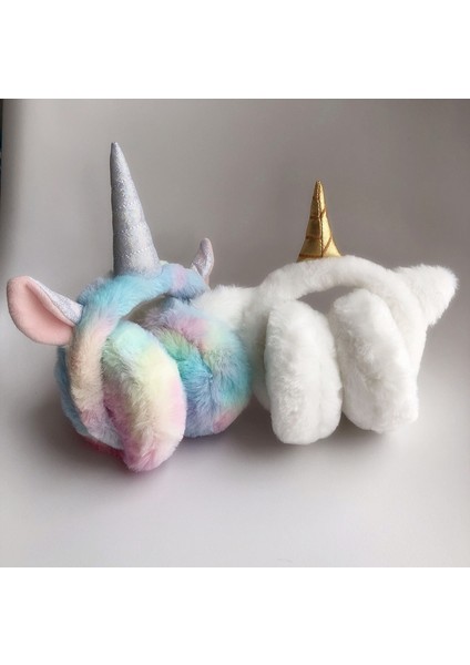 Sevimli Unicorn Earmuffs Katlanabilir Kışlık Kulaklık (Yurt Dışından)