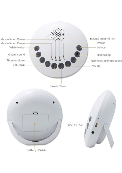 Beyaz Gürültü Uyku Yardım Cihazı Bebek Uyku Ağlama Yorgan (Yurt Dışından) modelleri