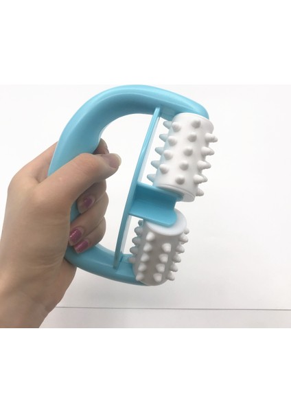 T9142 Plastik Kılavuz Iki Tekerlekli Masaj Yuvarlak Sap Masajı Kırmızı (Yurt Dışından) modelleri