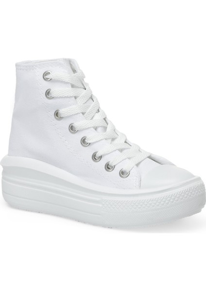 22K-802 2pr Beyaz Kadın Sneaker Bot