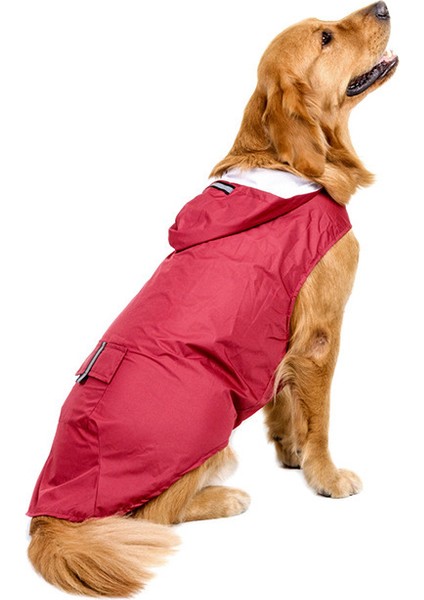 Kemer Delikli Büyük Köpek Yansıtıcı Yağmurluk Su Geçirmez Giysiler (Yurt Dışından) fiyatları